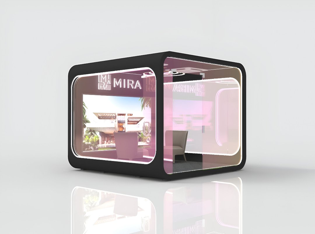 P3.9 outdoor Transparent led screen at Difc Dubai